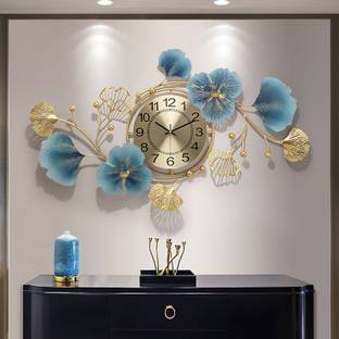 Royal Heritage crafts Metal Wall Hanging DK Blue and Golden Wall Art for Home Decor