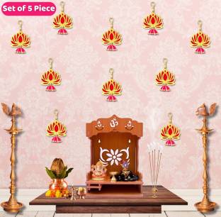 phical art Handmade Lotus wall Hanging Pack of 5