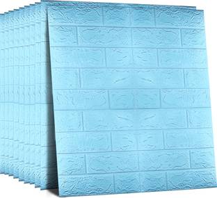 Diseno Decorative Blue Wallpaper (77 cm x 70 cm) Pack Of 1