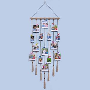 upahar18 15 Photos Displayable Handmade Wall Hanging Home Décor item (Without LED)