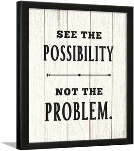 Office Quotes Frames - Motivational Quotes Wall Frames for Office - Positive Business Quotes Wall Frame - Office Quotes Poster - (13.5 X 10.5 Inches) Paper Print