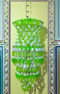 DV Nature GREEN JHUMMAR WALL HANGING FOR LIVING ROOM 30 CM