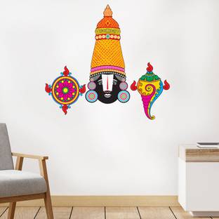 WALL STICKS Venkateswara - Balaji - Thirumalai - Changu - Chakra - Wallsticker - WS440A