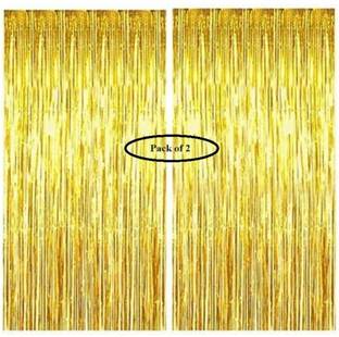 Urban Magic Gold Curtain set of 2