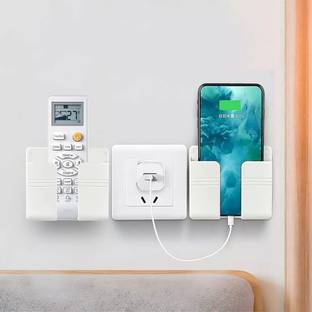 Brazilian Wall Mounted Mobile Holder Storage Case for Remote Wall Mounted Mobile Stand Pack of 2