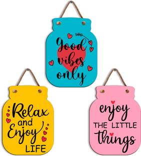 Suveharts Wall Hanging Decorative Items | Home Decor Wall Hangings | Wall Decor Items-Jar5 Pack of 3