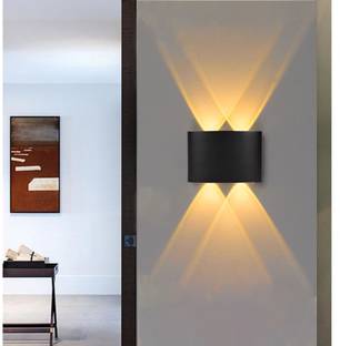 YOGABACA LED Outdoor Waterproof IP65 Exterior interior Wall Step Up Down Light Fixture Lamp Post Light Outdoor Lamp