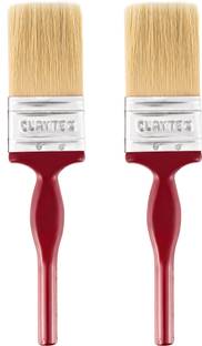 CLAYTEX synthetic 2inch (50mm) premium Oil Painting brush Wall Paint Brush(pack of 2) Synthetic Trim Paint Brush