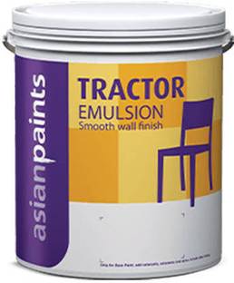 Asian Paints Tractor emulsion 4L White Emulsion Wall Paint