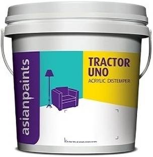 Asian Paints Tractor Uno 10L Distemper Acrylic Distemper White Distemper Wall Paint
