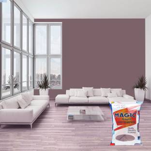 Magic Paints Acrylic Distemper Smooth Matte Finish Applied on Interior Cement Plaster ,Ceilings, Asbestos Sheets, Concrete as a Top Coat Finish RUST Distemper Wall Paint
