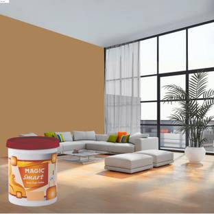 Magic Paints Smart Interior Acrylic Emulsion |Premium Finish |Long-Lasting Durability |Smooth and Pleasant Matt Finish | Good Opacity BAKED BISCUITS Emulsion Wall Paint