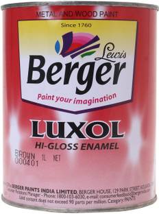 Berger Luxol Hi Gloss Brown Enamel Wall Paint