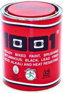 1001 READY MIXED PAINT,BRUSHING BITUMENS,LEAD FREE ACID.ALKALI AND HEAT RESISTING BLACK Solvent Wall Paint