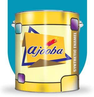 Magic Paints Ajooba Synthetic Enamel Paint Fast Drying, Interior/Exterior Metal&Wood Surfaces PO RED Enamel Wall Paint