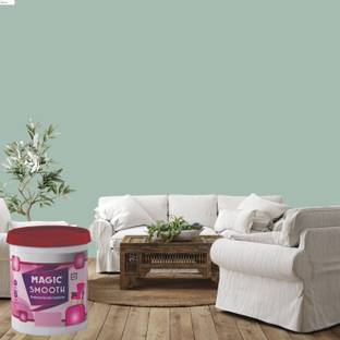 Magic Paints Smooth Premium Acrylic Interior Emulsion |Good Adhesion |Perfectly Washable | |Low Particle Size Provides Smooth Finish SILVER GREY Emulsion Wall Paint