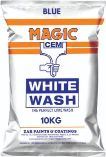 Magic Paints Magic White Wash Premium Lime Wash for a Smooth and Bright Finish Easy to Mix and Apply WHITE Functional Wall Paint