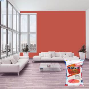 Magic Paints Acrylic Distemper Smooth Matte Finish Applied on Interior Cement Plaster ,Ceilings, Asbestos Sheets, Concrete as a Top Coat Finish SUNRISE Distemper Wall Paint