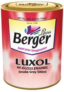 Berger Luxol Hi Gloss Smoke Grey Enamel Wall Paint