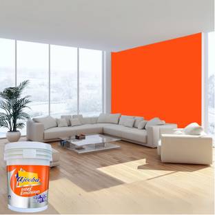 Ajooba Intex Premium Quality Emulsion Paint for Interior & Exterior| High Sheen| |Good Coverage|Anti Fading & Anti Algal|Low Dirt Pickup|UV Resistant|SUNRISE Emulsion Wall Paint