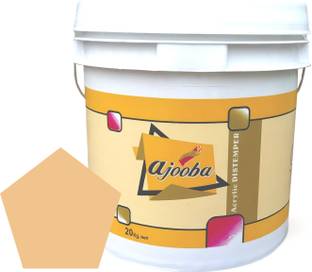Ajooba Premium Acrylic Distemper Smooth Matte Finish Applied on Interior Cement Plaster Candy Distemper Wall Paint