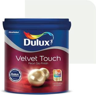 Dulux Velvet Touch Pearl Glow Interior Emulsion Paint White on White Emulsion Wall Paint