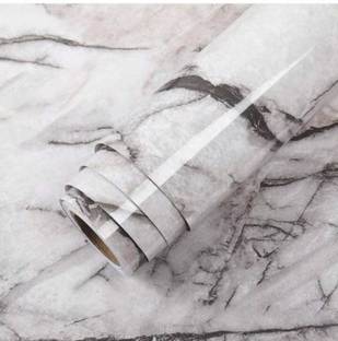 Wallmate Vinyl Decorative White, Black Wallpaper