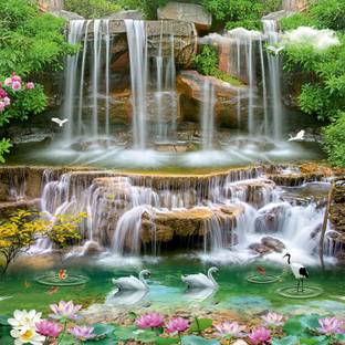 Guru Production Decorative Multicolor Wallpaper