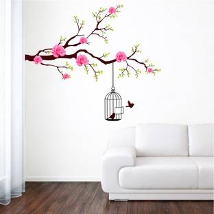 Flipkart SmartBuy Floral & Botanical Multicolor Wallpaper