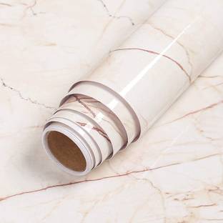 ZOVISU Decorative Beige, White Wallpaper