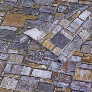 KAAF Vinyl Abstract Grey Wallpaper