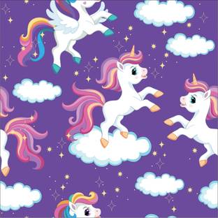 WallDaddy Decorative Purple Wallpaper