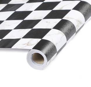 Walltitude Vinyl Decorative Black, White Wallpaper