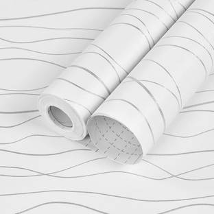 FOKRIM Decorative White Wallpaper