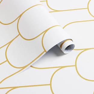 NOOREV ART Abstract White Wallpaper