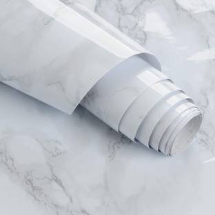 IKONEXX Vinyl, Paper Decorative White Wallpaper