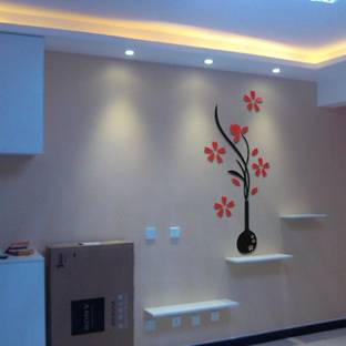 marvellous Vinyl Decorative Black, Red Wallpaper