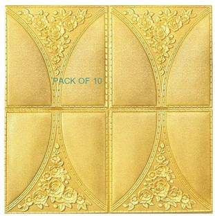 b7 Creations Paper, Fabric Decorative Gold Wallpaper