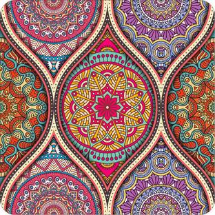 WallDaddy 40 cm Rangoli Wall Self Adhesive Sticker