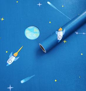 FLIPZONE 304 cm Wall Stickers Waterproof & 100% Removable PVC Wallpaper(304.8x45.72CM) Self Adhesive Sticker