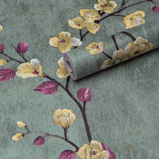 OctaDecor Decorative Green Wallpaper