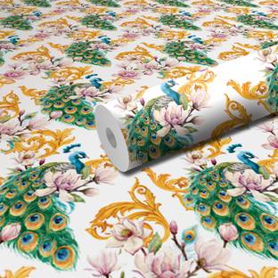 Decor1ders 300 cm Wallpaper Sticker Waterproof LotusMor Wallpaper For Wall Stickers For Home Self Adhesive Sticker