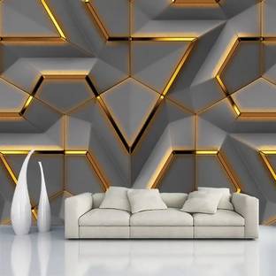 HD PRINT HOUSE Vinyl Decorative Multicolor Wallpaper