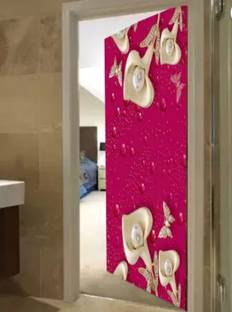 HD PRINT HOUSE Vinyl Art & Paintings Pink Wallpaper