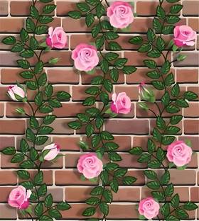 JAAMSO ROYALS Vinyl Floral & Botanical Multicolor Wallpaper