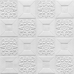 Onbet Floral & Botanical White Wallpaper