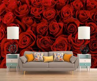 Guru Production Decorative Red Wallpaper