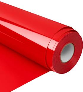 HAPPYMATES Vinyl Decorative Red Wallpaper