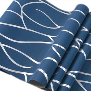 GVSHOPPE Classics Blue, Silver Wallpaper