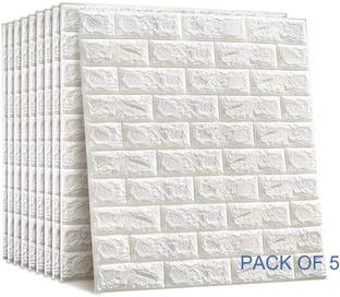 hventerprise Embossed Abstract White Wallpaper